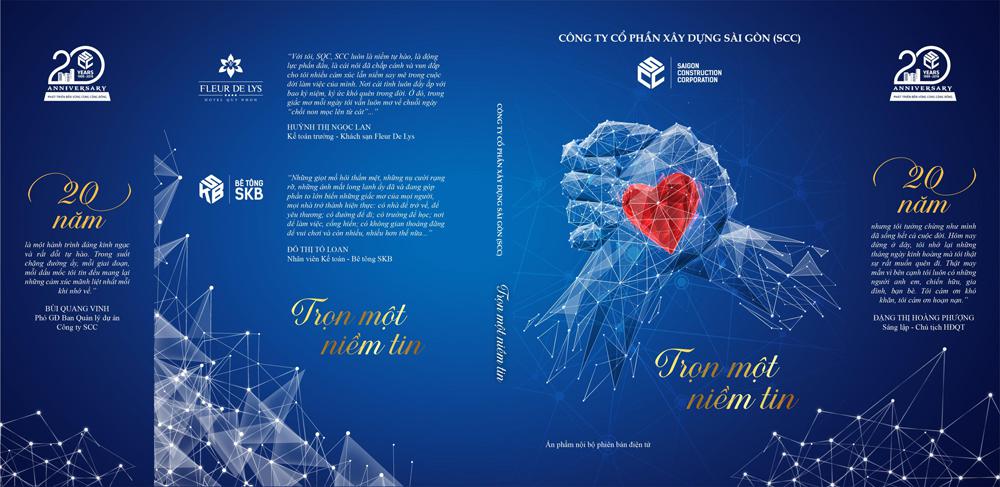 GIỚI THIỆU SÁCH KỶ NIỆM 20 NĂM THÀNH LẬP SCC - TRỌN MỘT NIỀM TIN